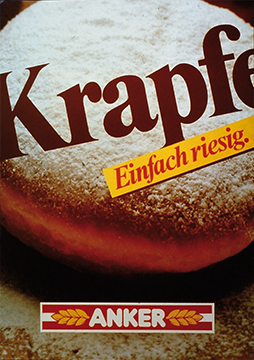 Anker Firmengeschichte 1983 - Krapfen