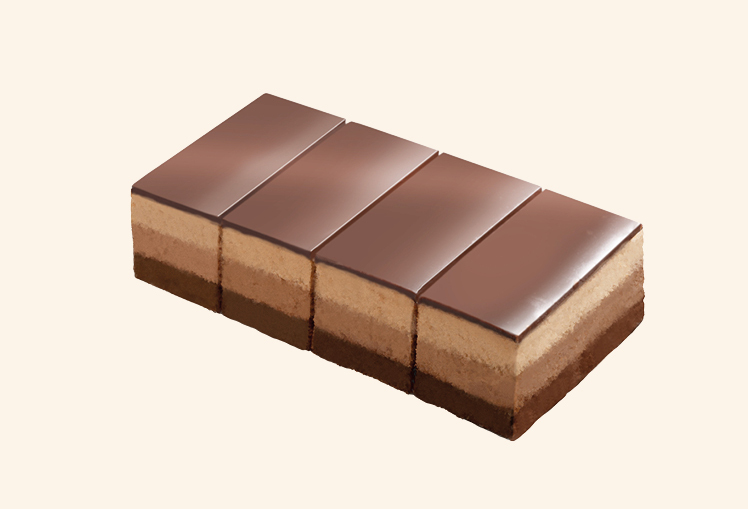 Mousse au Chocolate Schnitte