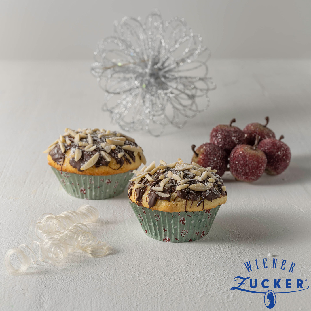 Weihnachtliche Apfel-Muffins