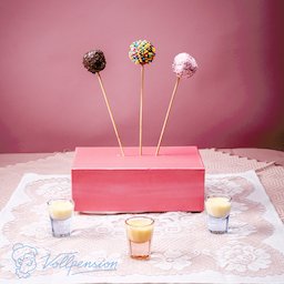 Punschschnitten-Cake-Pops