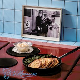 Brot-Piccata mit Coleslaw