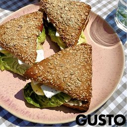 Sommerliche Weckerl mit Bohnencreme